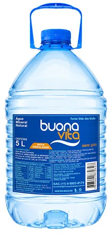 Água Mineral Buona Vita Sem Gás 5 litros