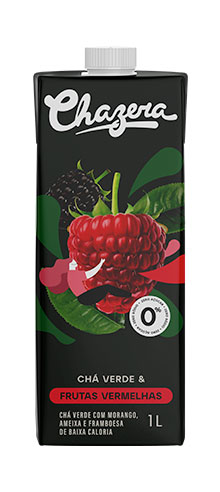 Chazera Chá Verde Frutas Vermelhas 1 litro