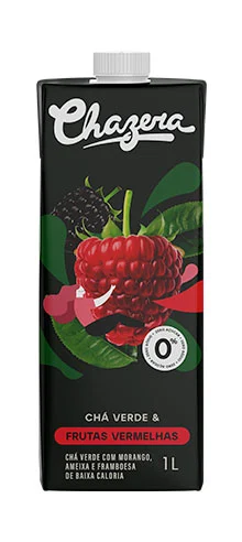 Chazera Chá Verde Frutas Vermelhas 1 litro