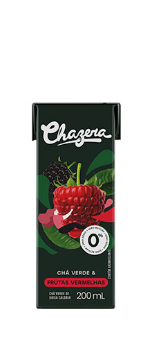 Chazera Chá Verde Frutas Vermelhas 200ml