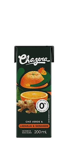 Chazera Chá Verde Laranja e Gengibre 200ml