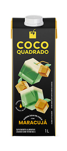 Coco Quadrado Maracujá 1litro