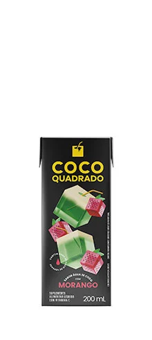 Coco Quadrado Morango 200ml