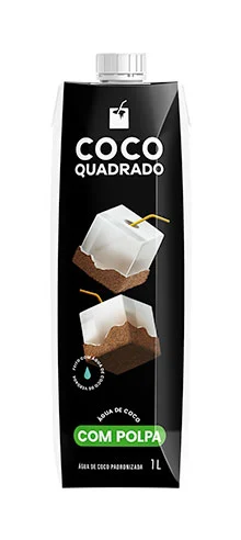 Coco Quadrado Polpa 1litro